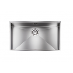 Ανοξείδωτος Νεροχύτης 77×45 Επικαθήμενος Sanitec Filo Quadra 11906 Inox Σατινέ